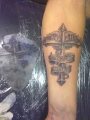 kríž tetovanie